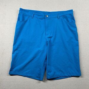 Adidas Primeblue Shorts Mens 36 Golf Performance Stretch 10" Inseam‎ Aqua Sports